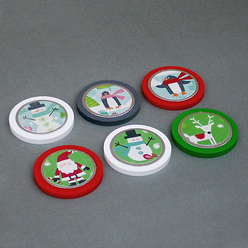 Two-Inch Holiday Magnets