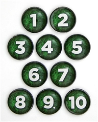 Green Number Tokens