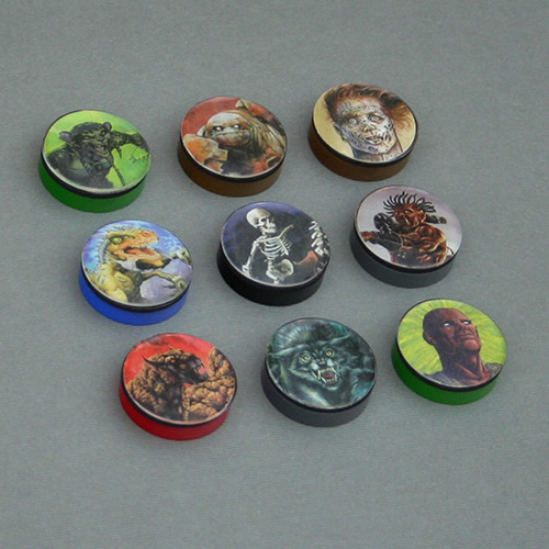One-Inch Monster Tokens
